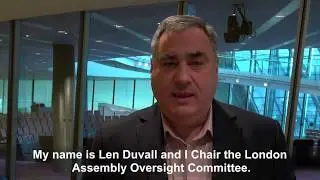 Len Duvall AM - Boris Johnson to answer Assembly questions on Garden Bridge