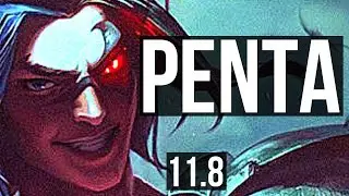 KAYN vs RUMBLE (JUNGLE) | Penta, 8 solo kills, 500+ games, Legendary, 19/5/10 | KR Master | v11.8