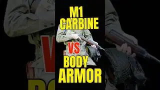 M1 Carbine vs BODY ARMOR #wwii #wwiihistory #worldwarii #shorts #armor #testing #shortvideo