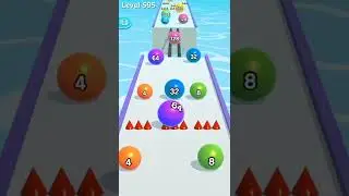 Ball run 2048 🤑🤑#shorts #AndroidGameplays #shortvideos #ballrun #new #level #monetize #androidgames