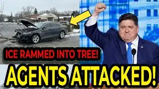 Federal Agents Attacked By Group Of Protesters - Gov.   Signs ICE Ban! 