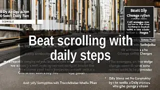 30-Day Action Plan: Beat Scrolling with Trackable Daily Steps