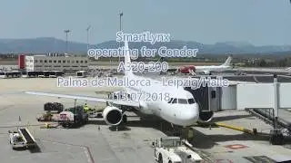 SmartLynx for Condor A320 Mallorca - Leipzig YL-LCU