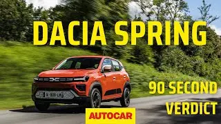 Dacia Spring .:. 90-sekundowa recenzja samochodu elektrycznego za 15 tys. funt&oacute;w