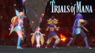Sizzling with Salamando - Trials of Mana Playthrough Part 6 (Hard Difficulty / No Commentary)