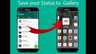 Download Your WhatsApp Statuses  to your phone Gallery without install any App