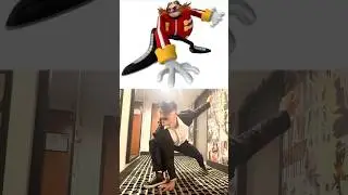 Dr. Robotnik pose in Real Life🔥🔥🔥 #sonic #drrobotnik #dreggman #eggman #jimcarrey #irl #mustache