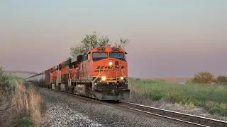 BNSF 7774 Leads a Taker Train at Patterson WA (Fallbridge Subdivision)
