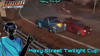 FlatOut Ultimate Carnage Maxy Walkthrough - Maxy Street Twilight Cup