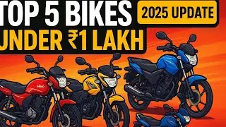 Top 5 Best Bikes in India Under ₹1 Lakh | Mileage King & Stylish Look (2025 Update)