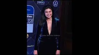 Gorgeous Sushmita Sen seen at the HT&rsquo;s Most Stylish awards redcarpet..