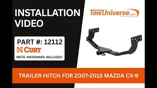 CURT 12112 Trailer Hitch Installation | 2007-2015 Mazda CX-9 | Step-by-Step Guide