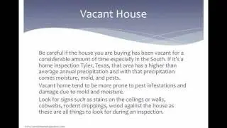 What to Look For In a Home Inspection in Tyler TX
