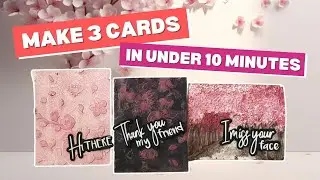 How to Make 3 Cherry Blossom Cards in Less Than 10 Minutes | NEW CraftStash x Laurel Beard Collab