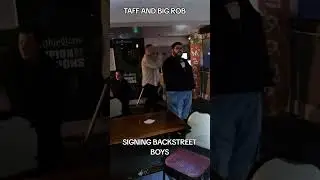 Taff and Big Rob signing Backstreet Boys on Karaoke 