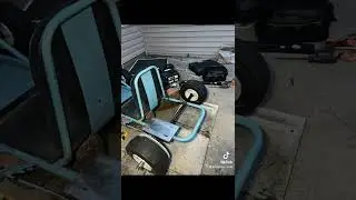 Homemade go cart axle
