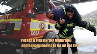 Averagedav takes on Fire fighter drill #kommetjie #firefighter #fitness