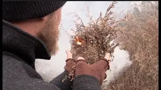 Change of Season: Char Cloth, Flint and Steel, Winter Camping