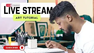 Live Face drawing using different techniques 