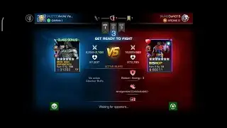 MCOC Infamous Iron Man vs Bishop (Battlegrounds)