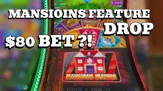 Huff N Even More Puff Slot Machine 🔥 $80 Bet Mansion Bonus 💰 $8,100 Handpay