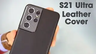 Galaxy S21 Ultra Official Leather Cover Case First Look & Hands On