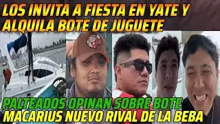 😂LOS INVITA A FIESTA EN YATE Y ALQUILA BOTE DE JUGUETE😂PALTEADOS OPINAN SOBRE BOTE😂