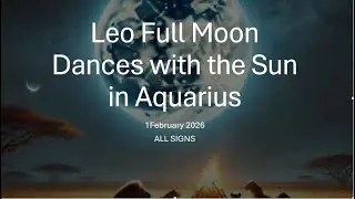 The Full Moon in Leo Dances with The Sun in Aquarius 1 Feb ALL SIGNS