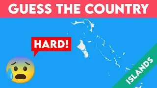Guess the Country by Shape - Islands | HARD | QUIZ