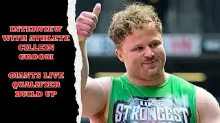 Interview with Cillein Groom, Official Strongman's Ireland's Strongest Man Competitor Giants Live