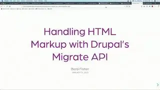 Handling HTML Markup with Drupal's Migrate API