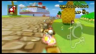 [MKWii] GCN Peach Beach - 1:15.633 (w/ Flame Runner)