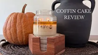 New Fall Candle Review: Coffin Cake from Caramel Sundays ⚰️🧁🎃