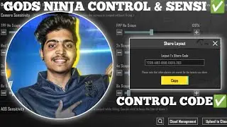 (2023) GODS NINJA SENSITIVITY CODE 2.7/ GODS NINJA CONTROL CODE 2.7/ @NinjaJOD2 BASIC SETTING