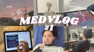 MEDVLOG #1 - uma semana comigo no 1º ano de medicina!