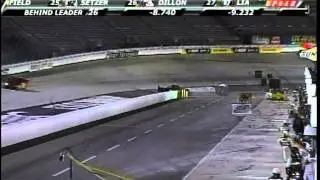 Stacy Compton Blows Up Brent Raymer Spins O'Reillys 200 NCWTS Bristol 2010.mpg