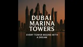 Dubai Marina Towers from a distance