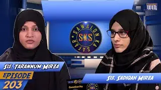 Sawalon Ka Safar || Episode 203 / Season 03 || Guest Sadiqah Mirza || Anchor Sister Tarannum Mirza