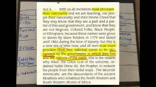 Moorish Nationality/Name Change Methods