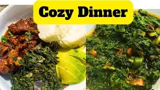 Healthy Cozy Dinner 🥬 | Cooking Mboga za Kienyeji & Slow Living in Kenya&rdquo;