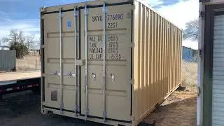 20 foot &ldquo;One Trip&rdquo; condition shipping container