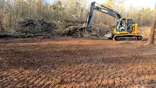 Cutting in a Long Driveway and Burning Two Acres for a House