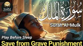 Surah Al-Mulk Play Before Sleep | Save From Grave Punishment | Relaxing Quran Recitation