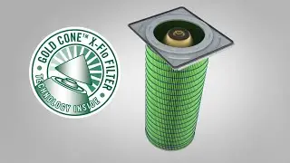 Gold Series X-Flo Gold Cone filter cartridge