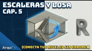 5/9 Escaleras y Losa en Revit (Conecta tus Niveles sin Errores)