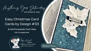 #391 | Easy Poinsettia Christmas Card | Cards by Design | 111025