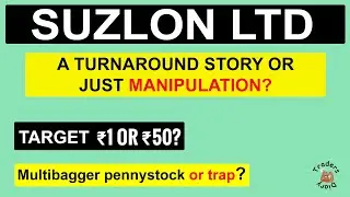 Suzlon energy latest news | a turnaround or just manipulation? Tgt ₹1 or ₹100? Suzlon Case study