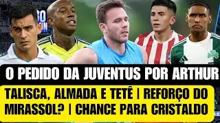 GRÊMIO ENCAMINHA TODOS OS REFORÇOS | chegada de Tetê | reforço do Mirassol | Almada, Talisca, Arthur