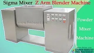 Z-Arm Sigma blade mixer is designed for intensive dough mixing and kneading