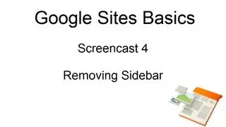 Google Sites Remove Sidebar
